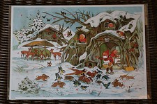 Calendario Dell'Avvento Tradizionale Tedesco, A4, In Blister, Motivo A Scelta