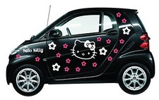 ADESIVO Hello Kitty + scritta