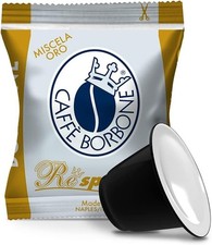 Caffe Borbone Nespresso Compatible Capsules 100x Gold Blend Italian Espresso