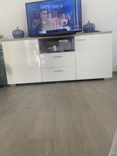 Mobile Living Mod. Madia 2 Ante + 4 Piani + Vano Cent.180x45x79 Olmo/bianco Lac.