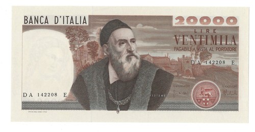 20000 lire tiziano decr - tiziano,