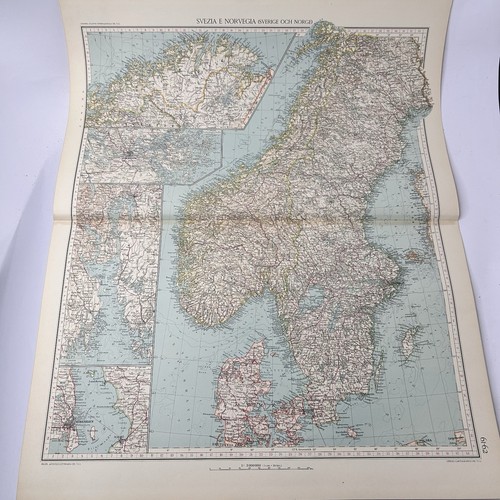 Stampa carta geografica svezia - stampa,