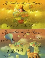 SAN MARINO 2 SCHEDE TELEFONICHE  IL TERRITORIO DI SAN MARINO