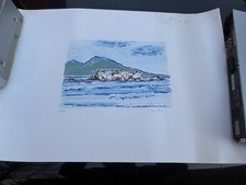 Litografia Castel Dell’ovo