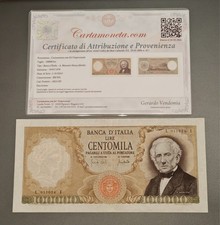 100000 LIRE MANZONI 19-07-1970