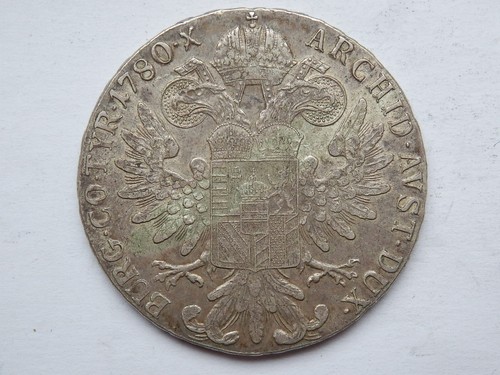 Tallero 1780 moneta argento - 1,
