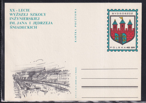 Polonia intero postale 1972 - polonia,