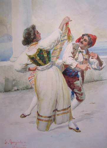 Antico quadro acquerello