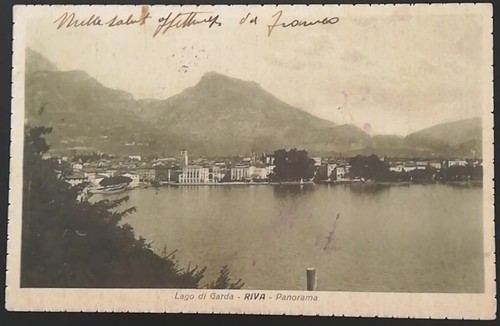 Cartolina trento lago - trento, di