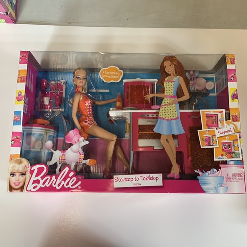 Barbie piano cottura tavolo - barbie,