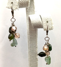 ORECCHINI PENDENTI QUARZO E