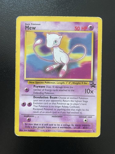 Pokemon mew promo - promo, 8