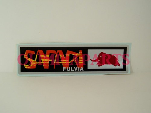 Lancia fulvia safari sticker - lancia,