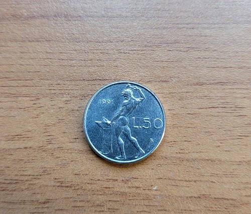 Moneta lire piccola - moneta, 1991