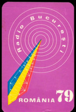 1979 - PICCOLO CALENDARIO TASCABILE - RADIO BUCURESTI / ROMANIA -