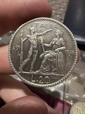 20 Lire 1928 Littore Roma