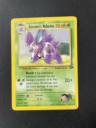 Pokemon giovanni nidorino - giovanni's,