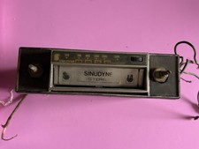 Vintage Autoradio Sinudyne Stereo Otto anni 60/70 Am Made in Italy NON TESTATA