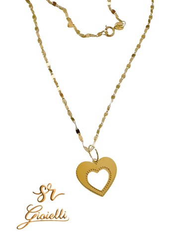 Collana catenina 45cm oro - collana,