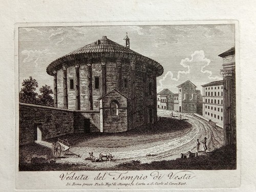 Veduta tempio ercole - tempio, di