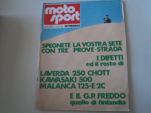 Motosport 1974 laverda - motosport,