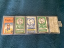 CICLISMO GINO BARTALI SERIE 5 LAMETTE DA BARBA ANNI '50 TOUR FRANCE GRAND PRIX