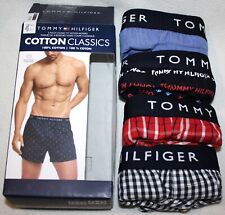 4 boxer Tommy Hilfiger tessuto cotone uomo M L XL intimo vestibilità classica 49,50€