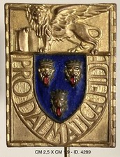  PRO DALMATICA FIDE DISTINTIVO DI PROPAGANDA DALMAZIA ITALIANA