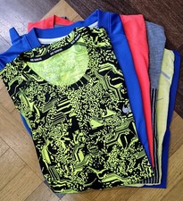 MAGLIETTE SPORTIVE T-SHIRT UOMO TAGLIE SMALL/MEDIUM (44-46) LOTTO 6 PEZZI