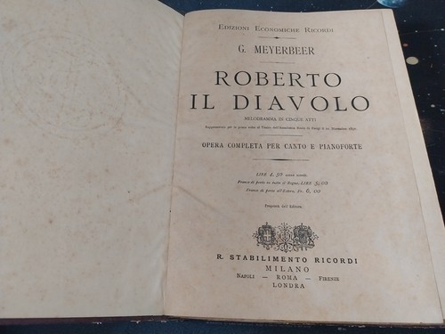 Meyerbeer roberto il - g.;,