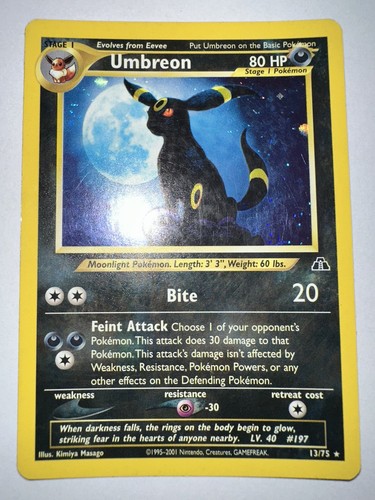 Pokémon umbreon neo - 13/75,