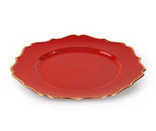 Sottopiatto Rosso e Oro 325 mm