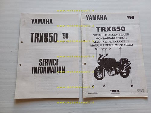 Yamaha trx 850 1996 4un - 850,