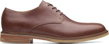Clarks Uomo Clarkdale Moon Oxford, 26136258, Marrone Scuro, Taglia 14M, Modello Pavimento