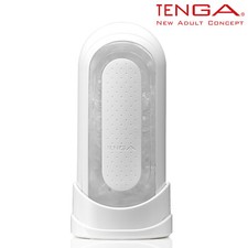 Tenga Flip Zero 0 White - Male Stroker with an Integrated Drying Stand Hygienic
