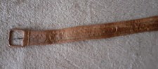 Cintura Vintage In Pelle Di