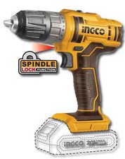 Trapano/avvitatore a batteria INGCO 20V 45NM senza batterie e carica batterie