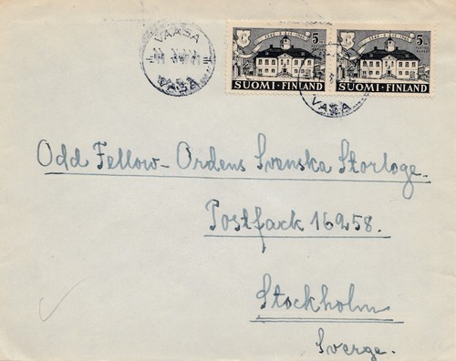 Finlandia 1946 vaasa per - finlandia:, 1946: