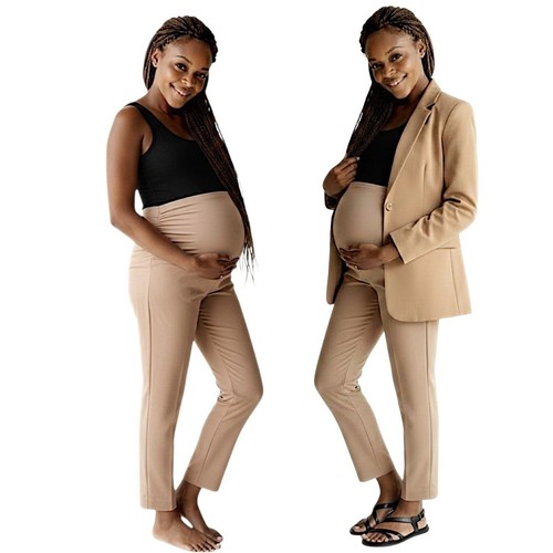 Pantaloni serafino taupe tan - pantaloni,