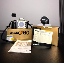 Nikon F60 Fotocamera Reflex Analogica Obiettivo Nikon AF 35-80mm f/4-5 + Scatola