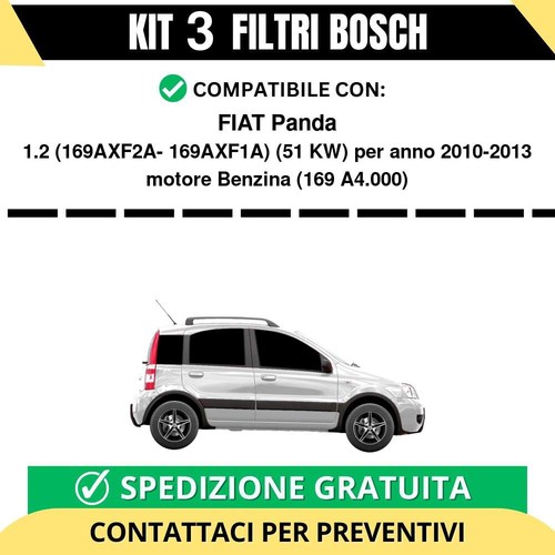 Kit filtri bosch fiat - filtri,