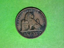 Belgio monete pre euro 1 , 2 