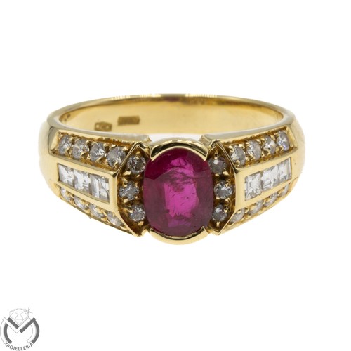 Anello oro giallo 750 - anello,