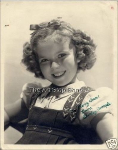 Shirley temple autograp - temple, photo