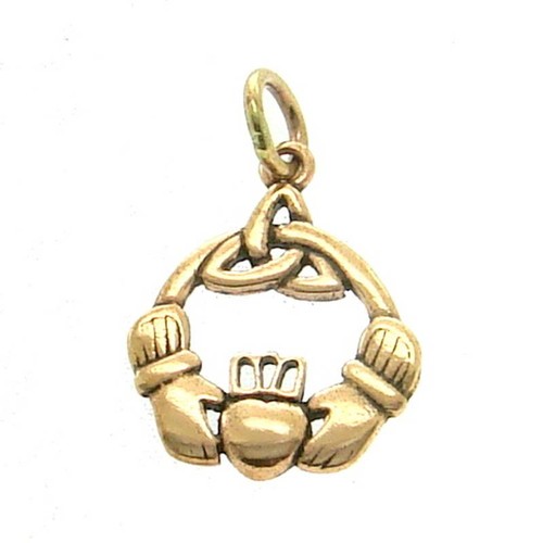 Ciondolo claddagh celtico - ciondolo,