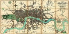 Quadro Mappa Mappa di Londra