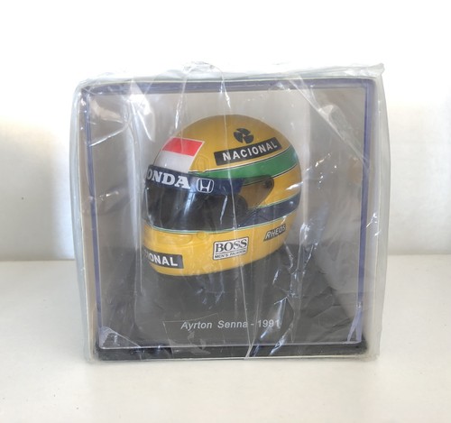 Casco ayrton senna - casco, 1991