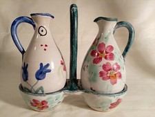 Set olio aceto ceramica - aceto, in