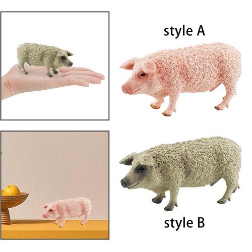 Mini pig figurine - mini, playset