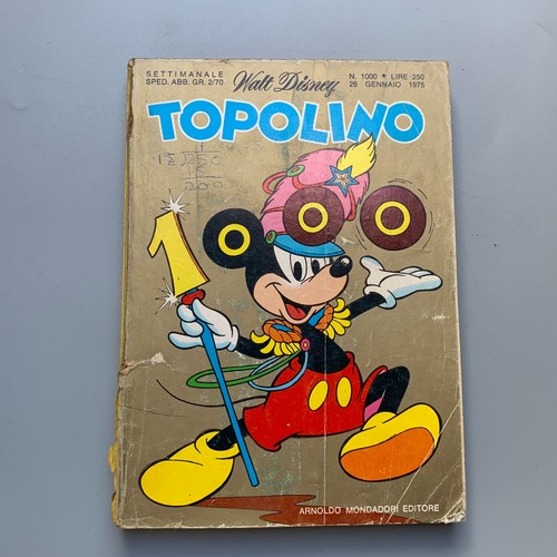 Topolino 1000 vintage - topolino, n.1000